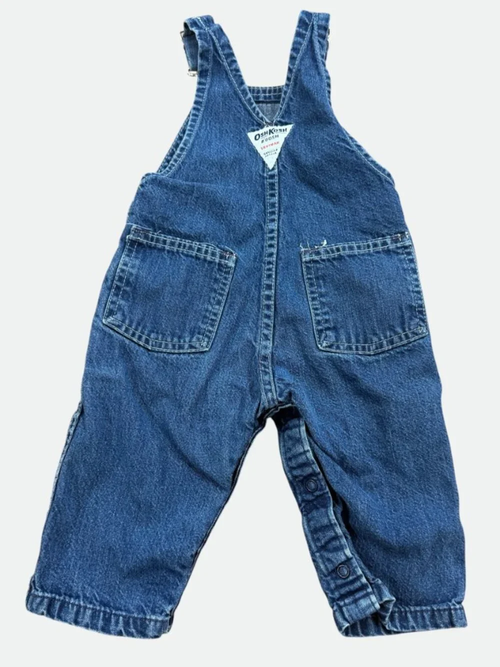 Pair of Vintage 1980's Osh Kosh B'Gosh Kids Overalls Made in USA